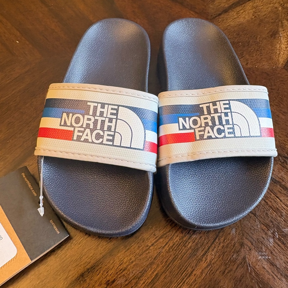 THE NORTH FACE Youth Base Camp Slide III, TNF Navy/Tin Grey, 11 kids New